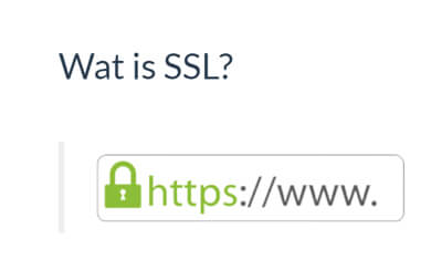 SSL Certificaat bij Webdesign Myna